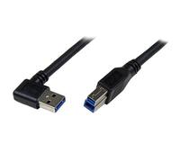 StarTech Cavo USB 3.0 USB3SAB1MRA - SuperSpeed 5Gbps 1 m Angolare destro A a B M/M Nero