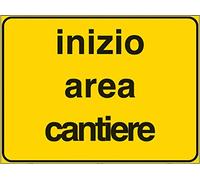 3G Segnale Stradale mobile per Cantiere Inizio Area Cantiere 00340701