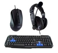3GO COMBODRILEH2 tastiera Mouse incluso Giocare USB QWERTY Nero