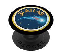 3I Atlas 2025 N1 Emblema di astronomia spaziale della cometa interstellare PopSockets PopGrip Adesivo