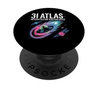3I Atlas C/2025 Interstellare Visitatore UFO Spazio Cometa Aliena PopSockets PopGrip Adesivo