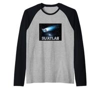 3I Atlas Comet UFO Mistero Cosmico Maglia con Maniche Raglan