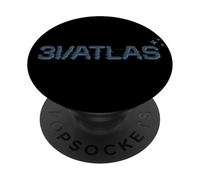 3I/ATLAS Interstellar Visitor 2025 Grafica Glitch PopSockets PopGrip Adesivo