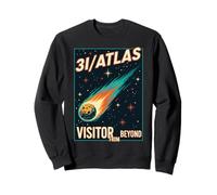 3I Atlas Visitor da Beyond Vintage Cosmic Art Felpa