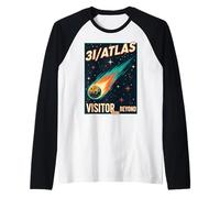 3I Atlas Visitor da Beyond Vintage Cosmic Art Maglia con Maniche Raglan