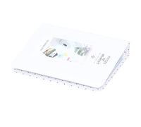 3in 64 Tasche Custodia per Schede Fotografiche Mini Album Fotografico, Materiale in PVC Resistente, per Fujifilm Instax Mini 9 (Bianco)