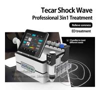 3in1 Smart Tecar Shock wave Therapy Machine physio Body Pain Relief ED Treatment