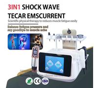 3in1 Tecar Shockwave Therapy Machine RET CET Cellulite Physiotherapy Pain Relief