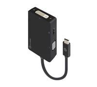 3In1 Usb-C To Hdmi Dvi Vga Adapter - Male To 3-Female NUOVO