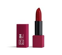 3INA MAKEUP - The Lipstick 384 - Bacca Scura - Rossetto Matte - Alta Pigmentazione - Rossetti Cremosi - Profumo di vaniglia e custodia magnetica - Lucido e Mat - Vegan - Cruelty Free