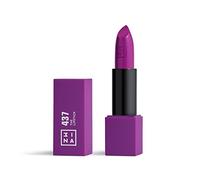 3INA MAKEUP - The Lipstick 437 - Malva - Rossetto Matte - Alta Pigmentazione - Rossetti Cremosi - Profumo di vaniglia e custodia magnetica - Lucido e Mat - Vegan - Cruelty Free