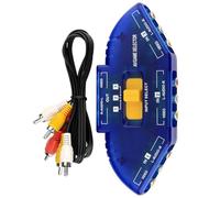 3Input Video Music Video Switcher Video Video Switch Box Per La Connettività Simultanea Del Dispositivo Senza Problemi Di Segnali Routing