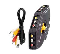 3Input Video Music Video Switcher Video Video Switch Box Per La Connettività Simultanea Del Dispositivo Senza Problemi Di Segnali Routing