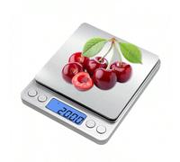 3kg Bilancia ad alta precisione, 6 unità di conversione, senza calcolo manuale, materiale ABS durevole, display LCD HD, adatta per cucina e gioielleria, spegnimento automatico - alimentata a batteria 