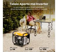 3KW Generatore inverter Silenziato Portatile for Campeggio Festa all'aperto