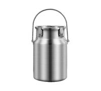 3L 304 Stainless Steel Milk Can with Sealed Lid And Single Handle for Liquid And Solid Storage In Commercial Settings