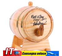 3L Engraved Whiskey Barrel with Stand Bung and Spigot Bourbon Barrel IT