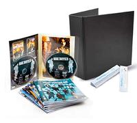 3L Fr 10266- Confezione per DVD Raccoglitore doppio: doppia tasca trasparente 50 pezzi - Raccoglitore nero 2 pezzi - Nastro adesivo perforato 50 pezzi