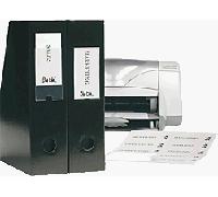 3L Label Holders with A4 Insert Sheets. 55x150 mm. 100 PCS Porta Etichette