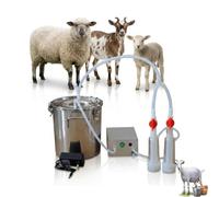 3L macchina mungitrice per bovini e ovini,Mungitrice a Impulsi Mungitrice Kit,Arresto Automatico Quando Il Latte È Pieno,Tubi In Silicone Per Alimenti,Per Mucche Da Latte E Capre(Pecora-3L)