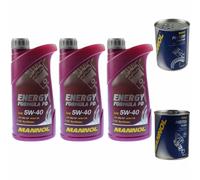 3L Olio Motore MANNOL Energia Formula Pd 5W-40 1xMotor Doctor + Motor Flush