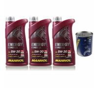 3L Olio Motore MANNOL Energy Combi LL 5W-30 1x Dottore Del Motore ADDITIV
