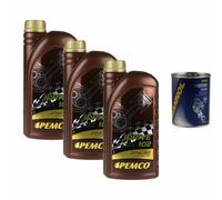3L Olio Motore PEMCO iDRIVE 102 20W-50 1X MANNOL Motor Flush ADDITIV