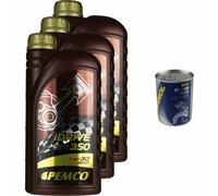 3L Olio Motore PEMCO IDRIVE 350 5W-30 1X MANNOL Motor Doctor ADDITIV