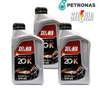 3L Original Petronas Selenia Olio Motore 10W40 20K Acea A3 API SL CF 9.55535-G2
