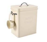 3L Scatola Portabiancheria nel Polvere con Ripiano Bianca Crema E1V82606