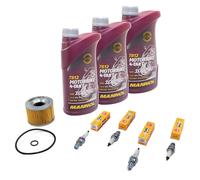 3L Set Olio Ispezione per Yamaha FZR 750 R Genesis 2TT 1987-88 Filtro Candela