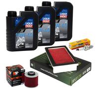 3L Set Olio per Yamaha XTZ 660 Tenere 91-98 Manutenzione Filtro Aria Candela