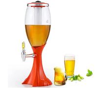 3L Tavolo Torre di Birra, Birra Distributore di Dispenser con Rubinetto Bocca Distributore di Succo per Acqua Da Cocktail Succo Di Birra Liquore di Vino