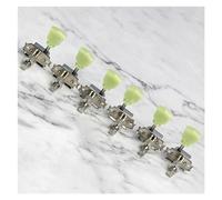 3L3R imitazione giada con manico a forma di diamante per chitarra elettrica, accordatore a paletta bilaterale semichiuso Piroli Per Accordatura Per Chitarra (Color : 3/4)