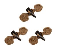 3lots, chiusure a levetta, bottoni per maglioni, vestiti, corno, in pelle, per vestiti moderni, miglioramenti per bambini, a forma di corno