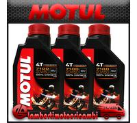 3LT OLIO MOTUL 7100 20W50 3 LITRI 100% SINTETICO MOTO SCOOTER 4T