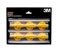 3M 08988 Kit 6 Ugelli Ricambio Per Pistola sottoscocca 08987 Antirombo Auto