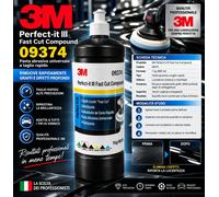 3M 09374 Pasta Abrasiva Fast Cut per Lucidatrice Carrozzeria Auto 1kg