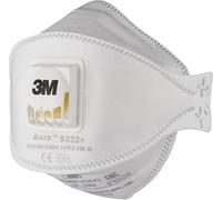 3M 10 MASCHERINE FFP2 9322PRO AURA PIEGHEVOLI CON VALVOLA MONOUSO