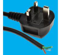 3M 13A UK Spina A 0.75mm Cavo Stripped Bare Filo Terminali Integral 5A Fusibile,