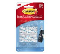 3M 17006CLR gancio di stoccaggio domestico Trasparente 6 pezzo(i)
