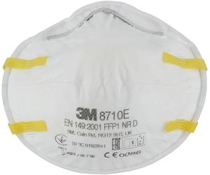 3M 20 MASCHERINE FFP1 8710PRO A COPPETTA SENZA VALVOLA MONOUSO