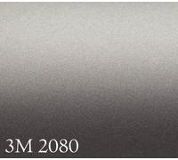 3M 2080 M230 Pellicola Car Wrapping Grigio Alluminio Opaco Riposizionabile