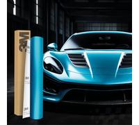 3M 2080 - Pellicola adesiva in vinile per auto, moto e barca, 30 x 152 cm, con canali d'aria, colore blu satinato oceano (S327, Satin Ocean Shimmer)