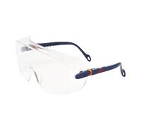 3M Occhiali di Protezione Classic Line Over Safety Classe 1 Integrata Resistente Agli Urti Protezione per Sopracciglia Ref 2800 CLO