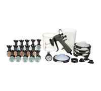3M Kit di avviamento per pistola a spruzzo Performance, 26778, include sistema di verniciatura a spruzzo PPS 2.0, 15 teste atomizzanti HVLP a gravità sostituibili, valvola di controllo dell'aria