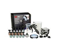3M 26778 Kit per pistola a spruzzo ad alte prestazioni, con sistema a tazza PPS 2.0 per vernice spray, 15 teste di atomizzazione HVLP per utilizzo a gravità, sostituibili, valvola per controllo aria