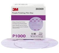 3M 30366-50PK Hookit 3" Purple Finishing Film Disc, (Pack of 50)