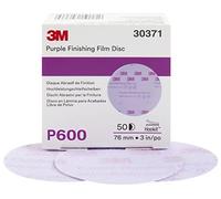 3M 30366-50PK Hookit 3" Purple Finishing Film Disc, (Pack of 50)