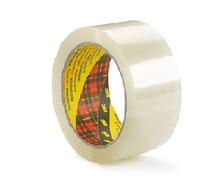 3M 309 Nastro da imballaggio silenzioso, 50 mm x 66 m, trasparente